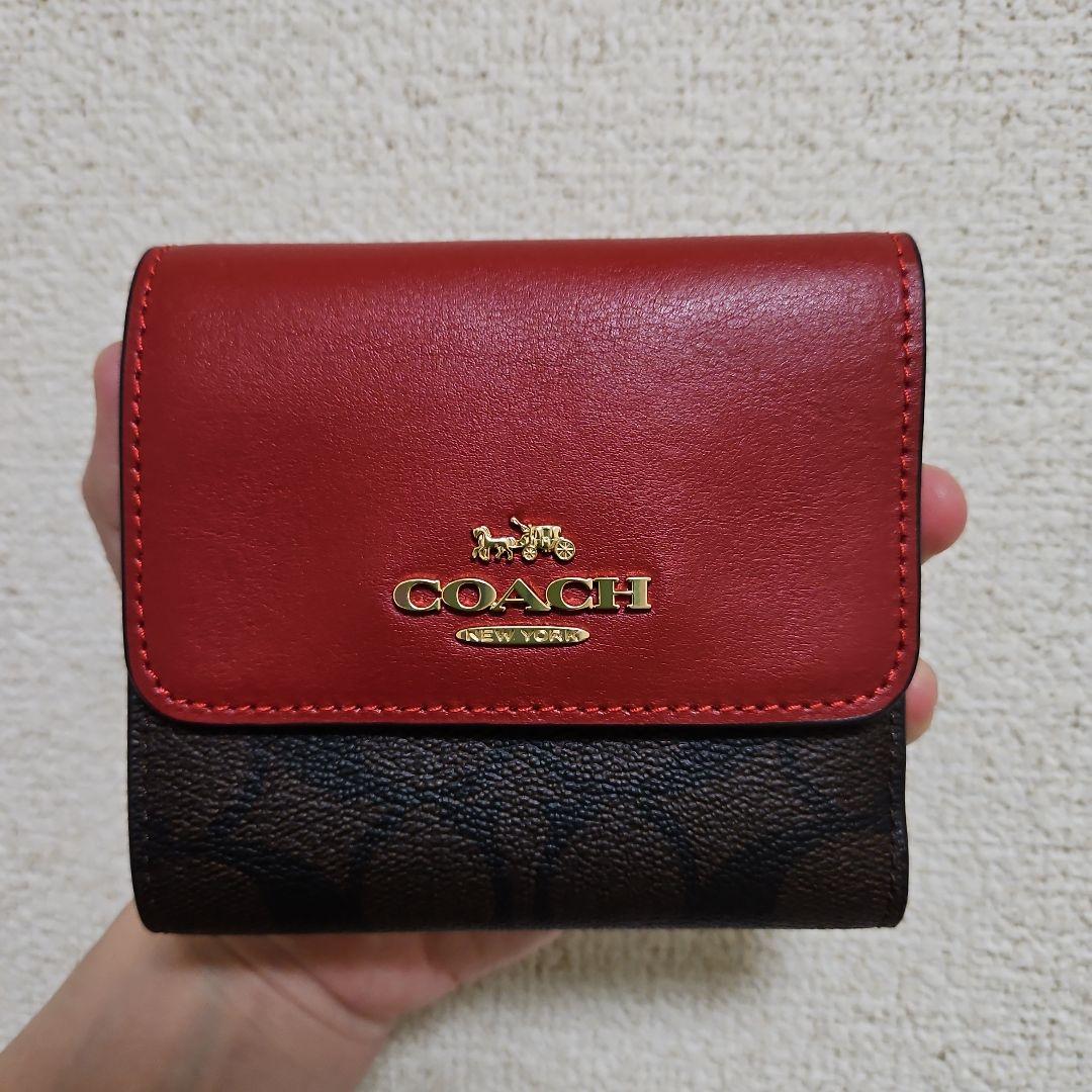 売り切りsale、価格相談OK‼️COACH 3つ折りミニ財布