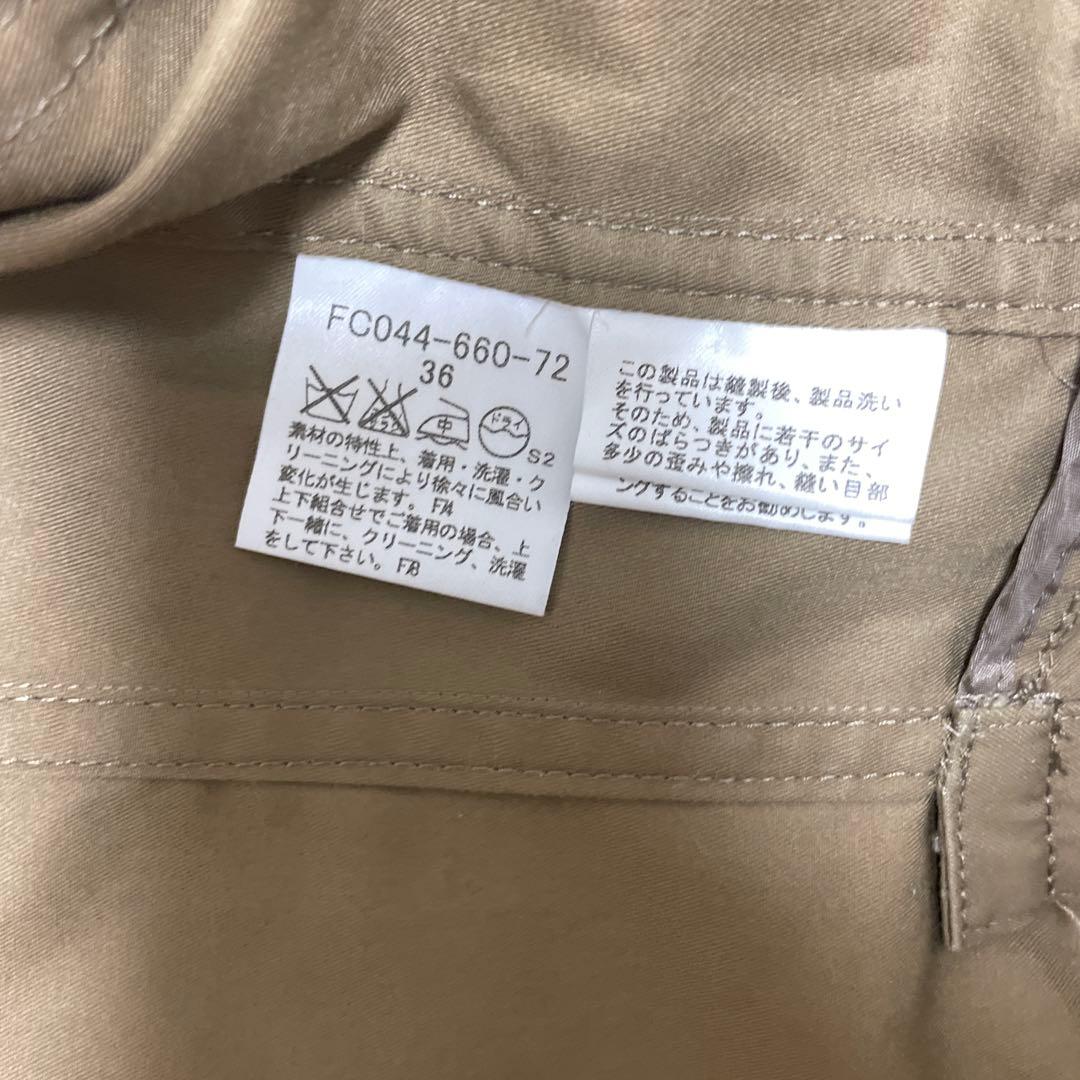 新品　バーバリー　カーキ ミリタリージャケット ウエストシェイプ　タグ付き　秋