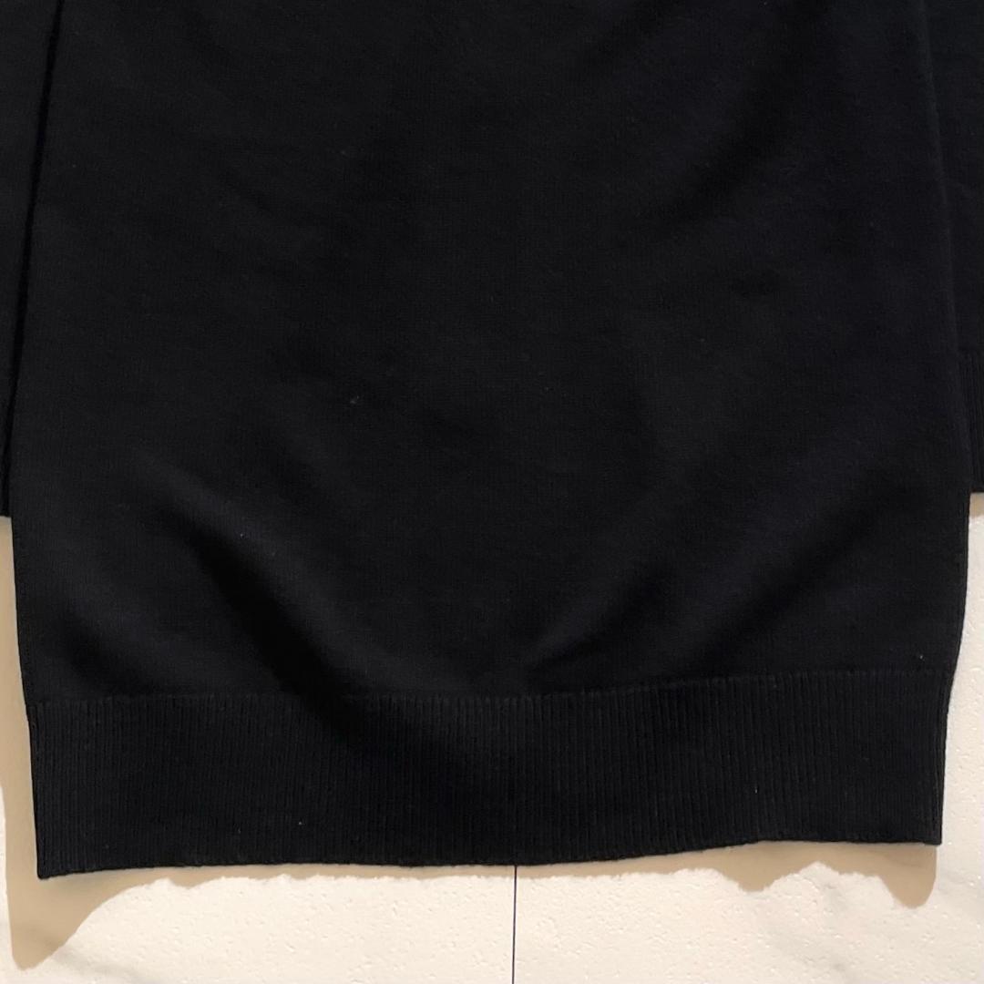 【極美品/カシミヤ100%】HERMES エルメス ロングカーディガン 黒