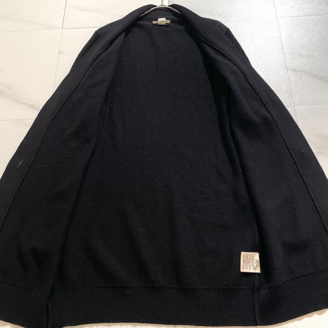 【極美品/カシミヤ100%】HERMES エルメス ロングカーディガン 黒