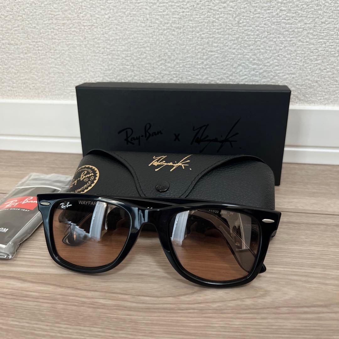 【未使用級】正規 Ray-Ban × 木村拓哉 サングラス ウェイファーラー