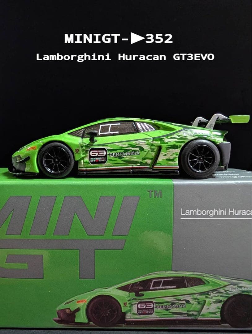ミニカー MINIGT 1/64 Lamborghini Huracan GT3 EVO