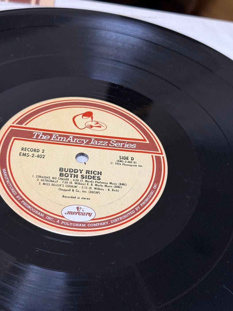 LP12in米盤Wジャケ2枚組x4セットBuddy Rich 盤ジャケ良好