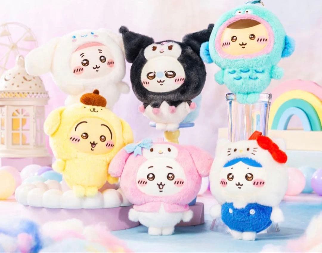 ちいかわ×サンリオキャラクターズ Kiramekko 6種コンプセット