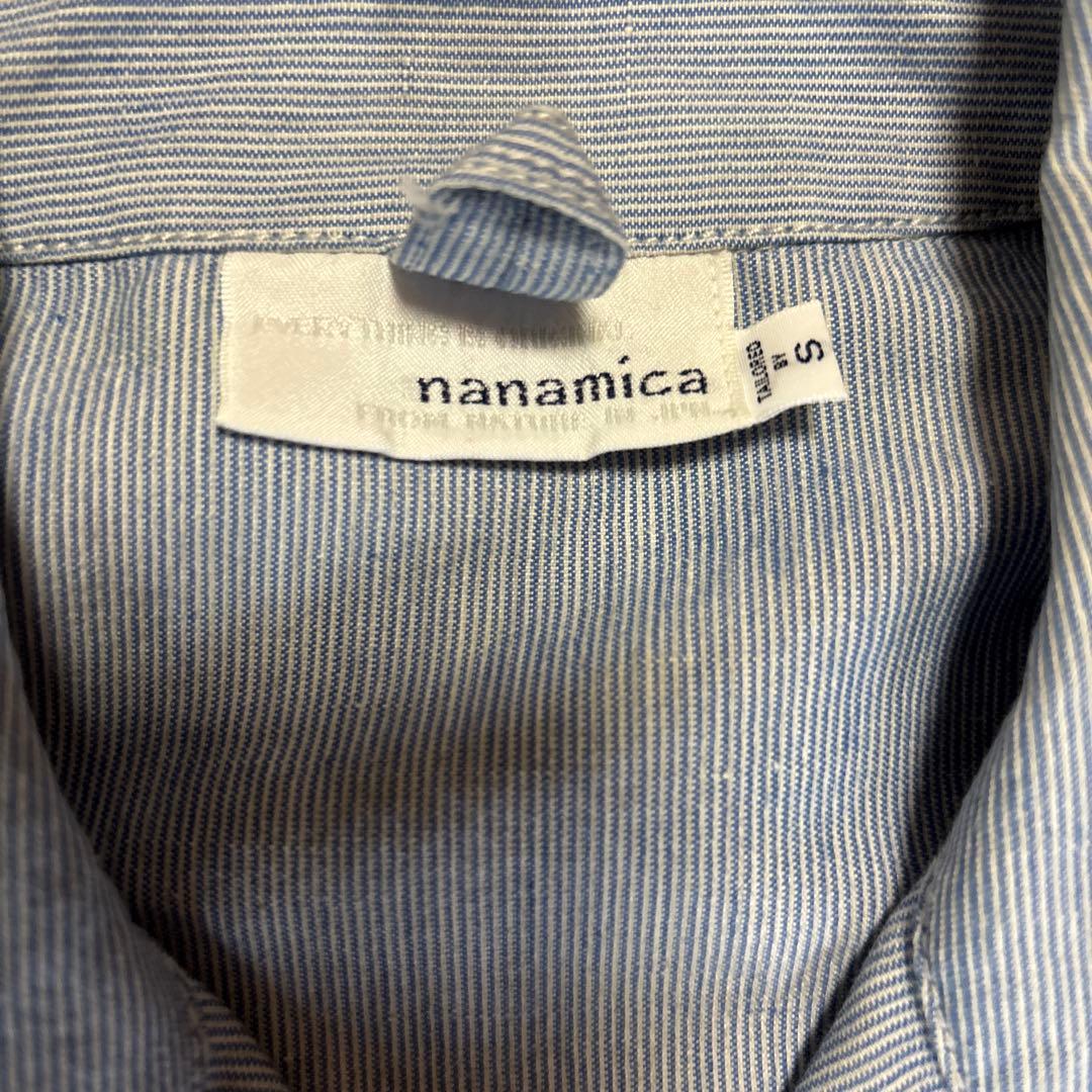 nanamica ナナミカ ヒッコリーカバーオール ジャケットSサイズ