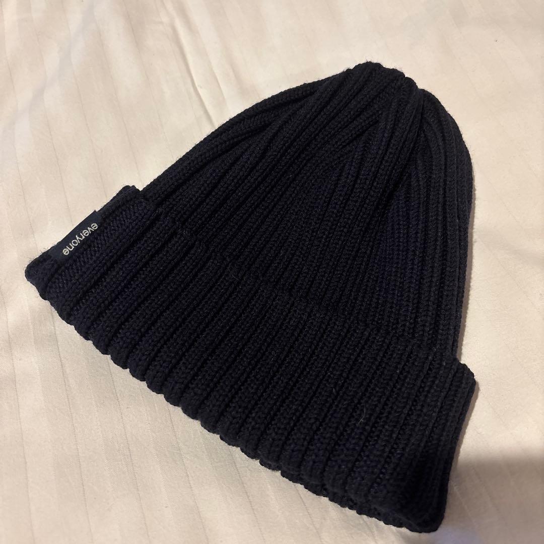 帽子 everyone basic beanie (NAVY)