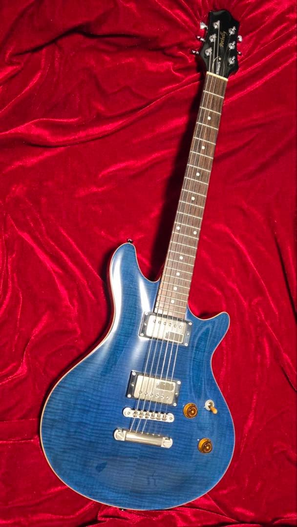 ギター EdwardsE-PO-100D PotbellySeeThru Blue