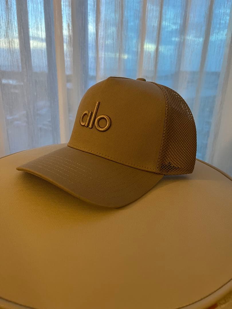 aloキャップ(メッシュ、ベージュ、ショッパー)