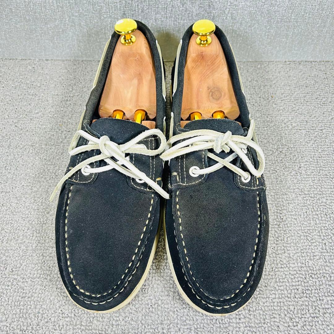 Paraboot パラブーツ ✨スエード デッキシューズ ブラック 26