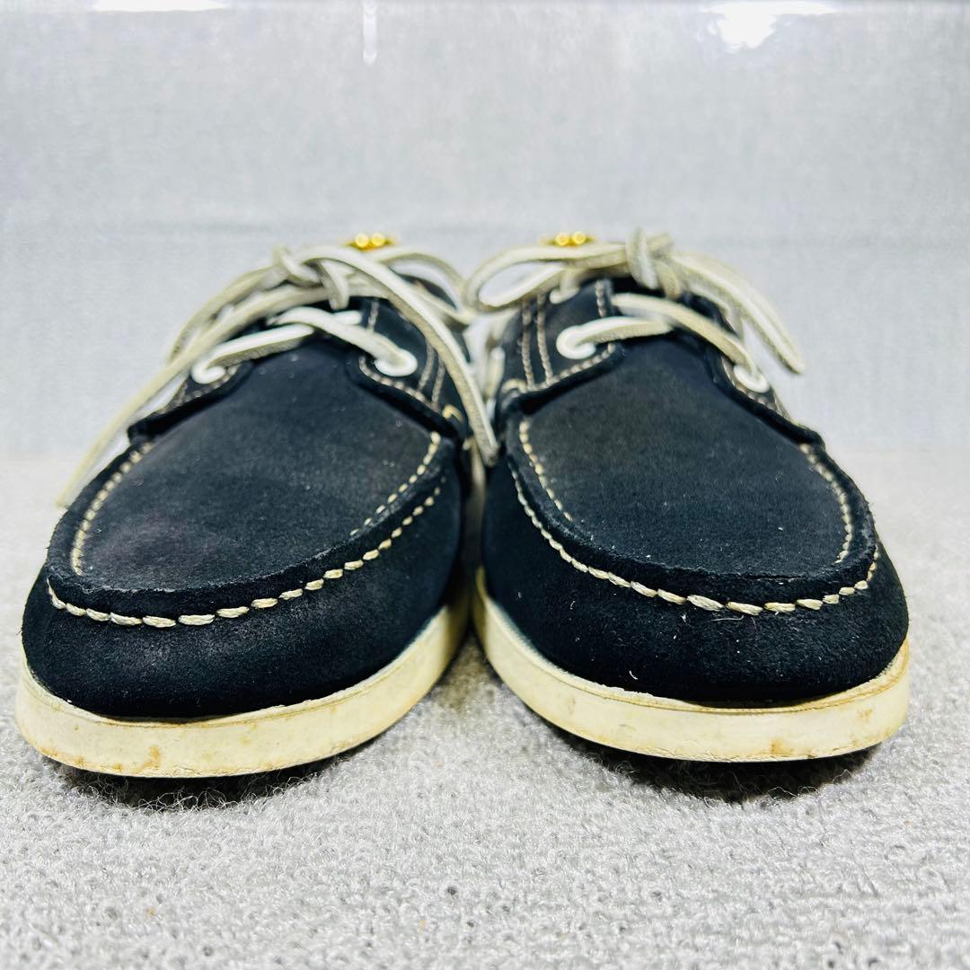 Paraboot パラブーツ ✨スエード デッキシューズ ブラック 26