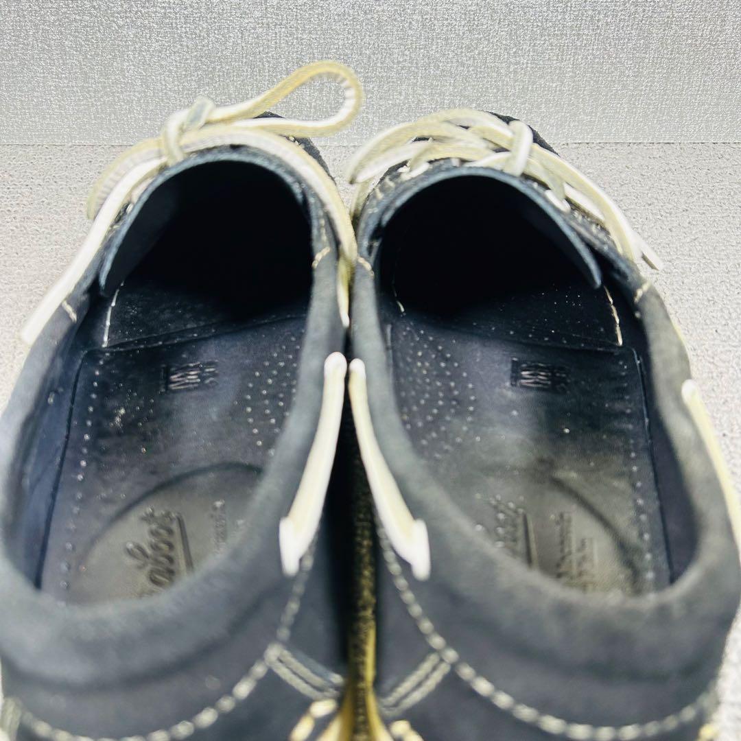 Paraboot パラブーツ ✨スエード デッキシューズ ブラック 26