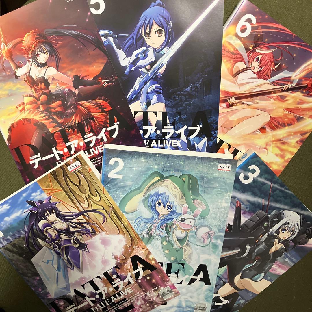 デート・ア・ライブ Ⅰ/Ⅱ/Ⅲ　DVD全17巻(レンタル落ち)セット販売