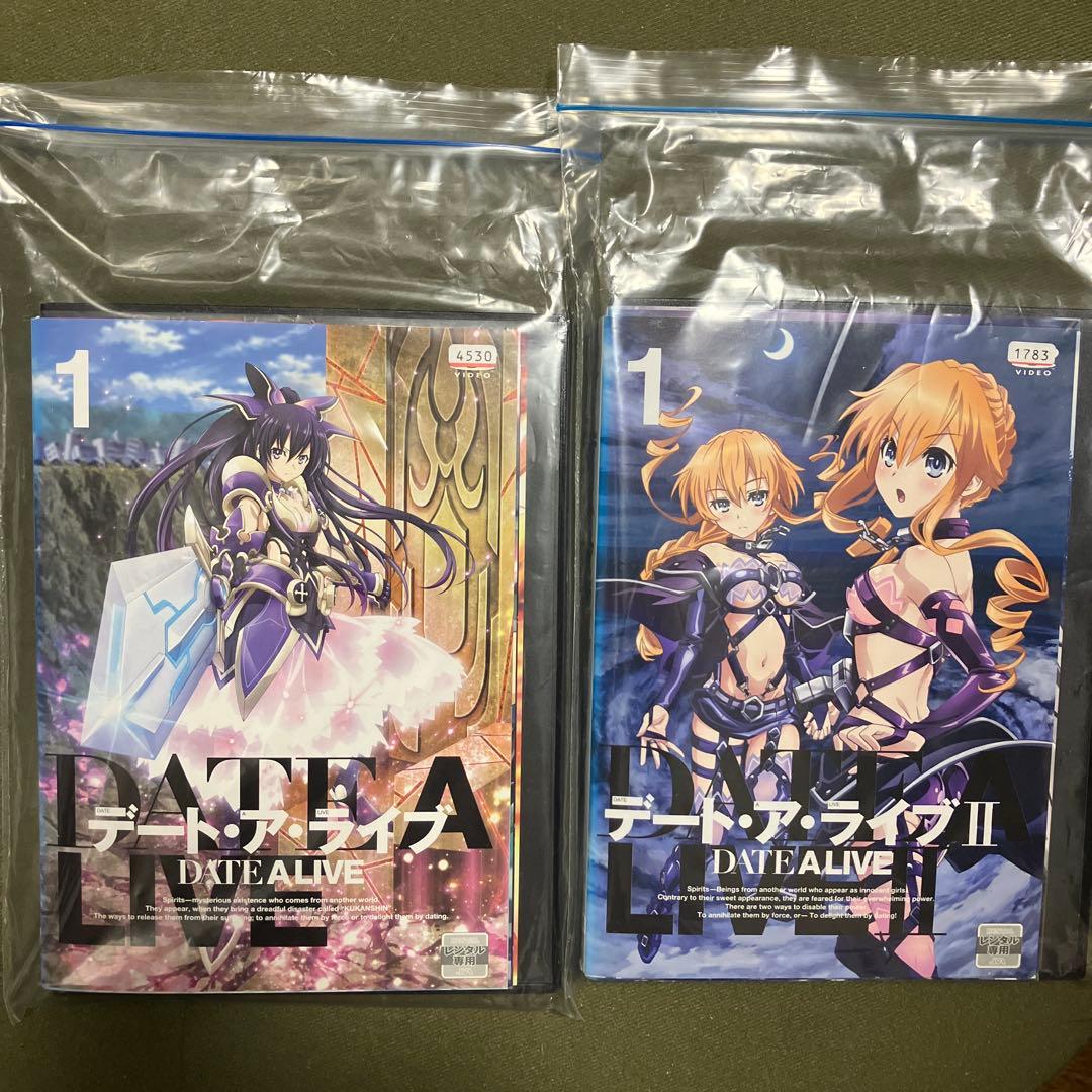 デート・ア・ライブ Ⅰ/Ⅱ/Ⅲ　DVD全17巻(レンタル落ち)セット販売
