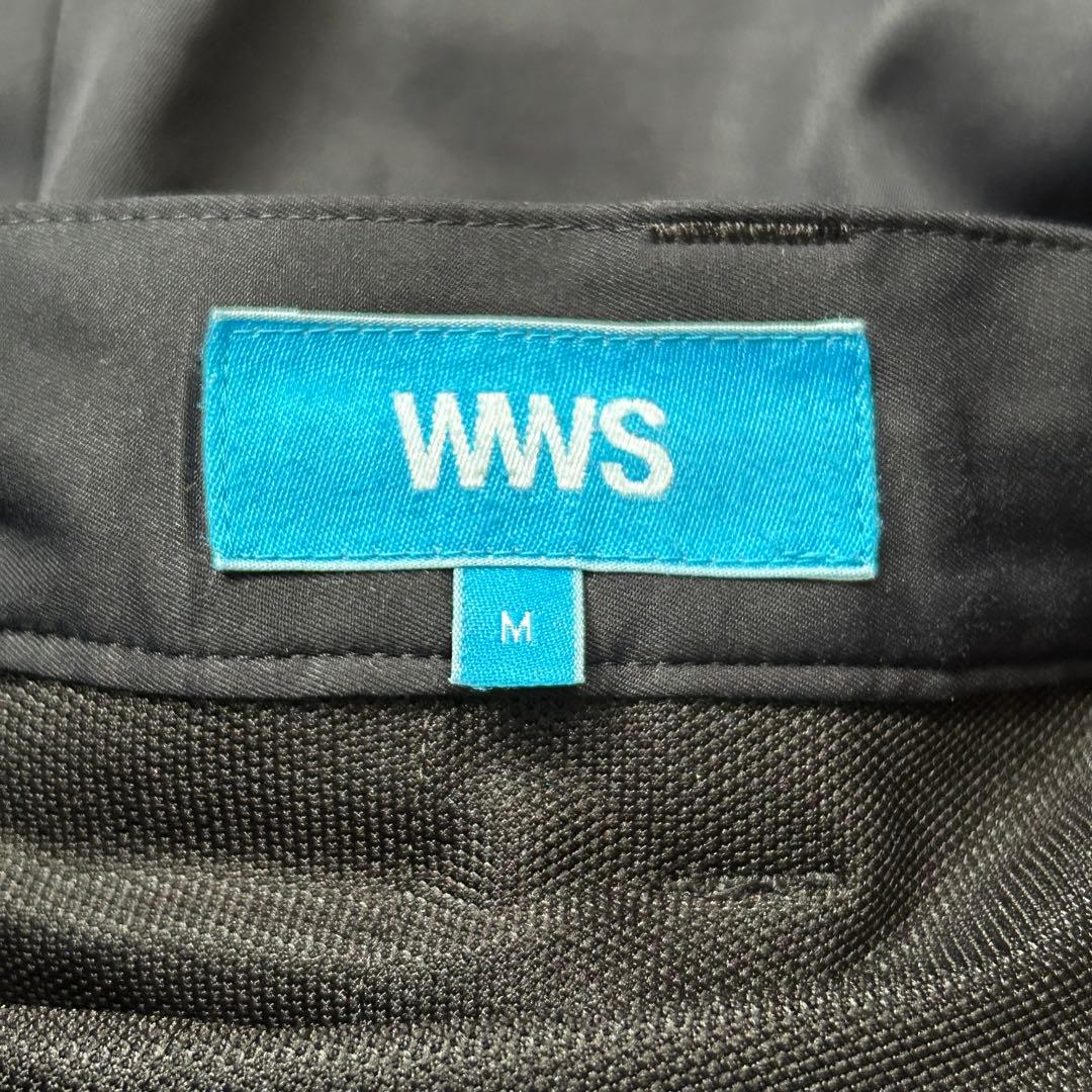 WWS クールセットアップ ストレッチポリエステル ネイビー M