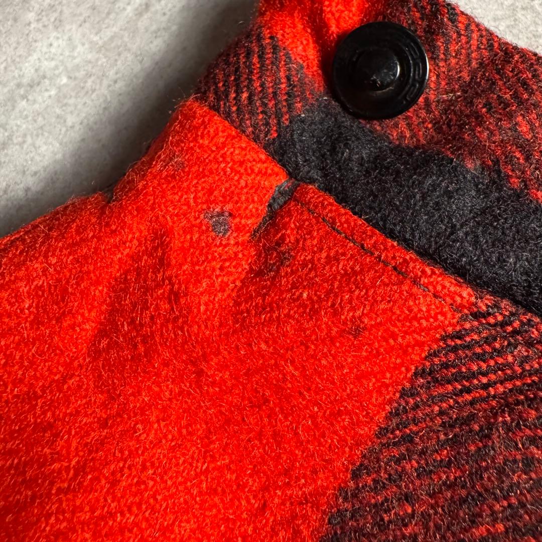 希少【50’s】Woolrich チェック柄　ウールパンツ　厚手　サイズ38