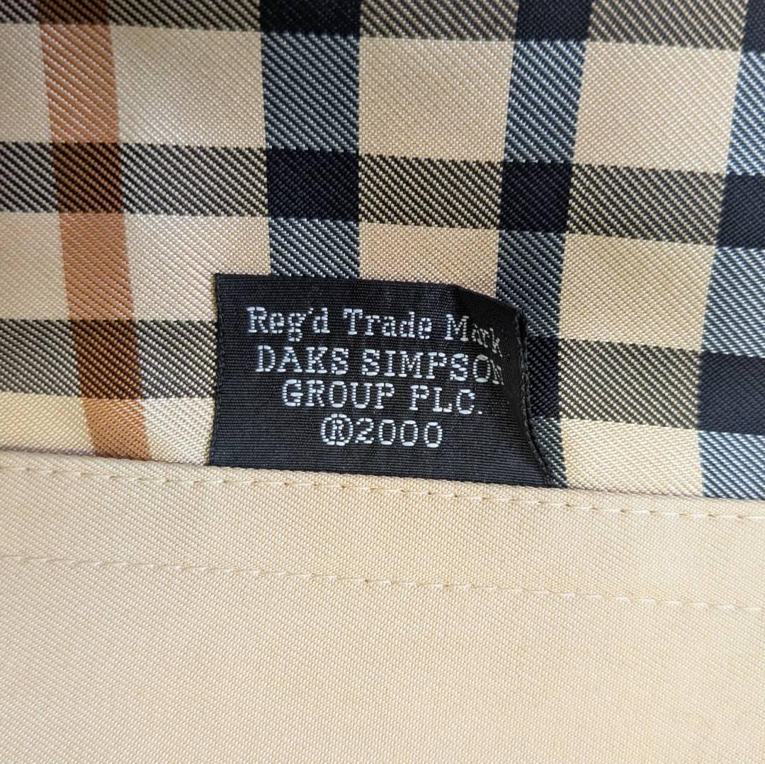 DAKS ダックス トレンチコート ベージュ系 ライナー付 ４２サイズ