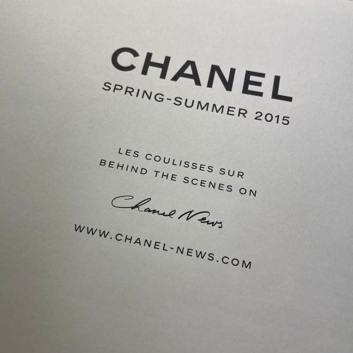 CHANEL シャネル　カタログ　2015 Spring summer