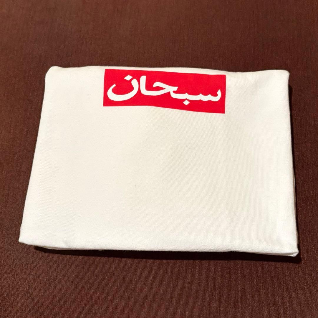 supreme Arabic Box Logo Tee M アラビック　白