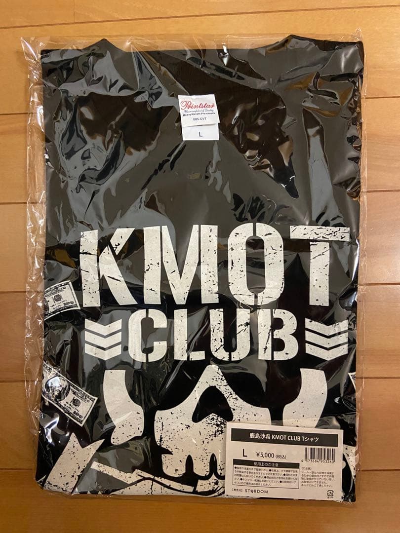 【新品未開封】鹿島沙希 KMOT CLUB Tシャツ　Lサイズ　スターダム