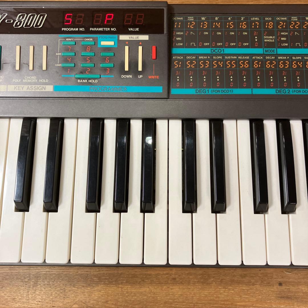 【ジャンク】KORG POLY-800 シンセサイザー　修理　部品取り