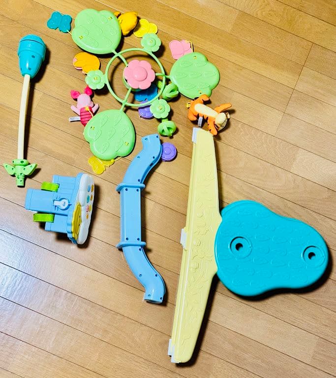 【美品】Disney baby タカラトミー　6WAYジム くまのプーさん