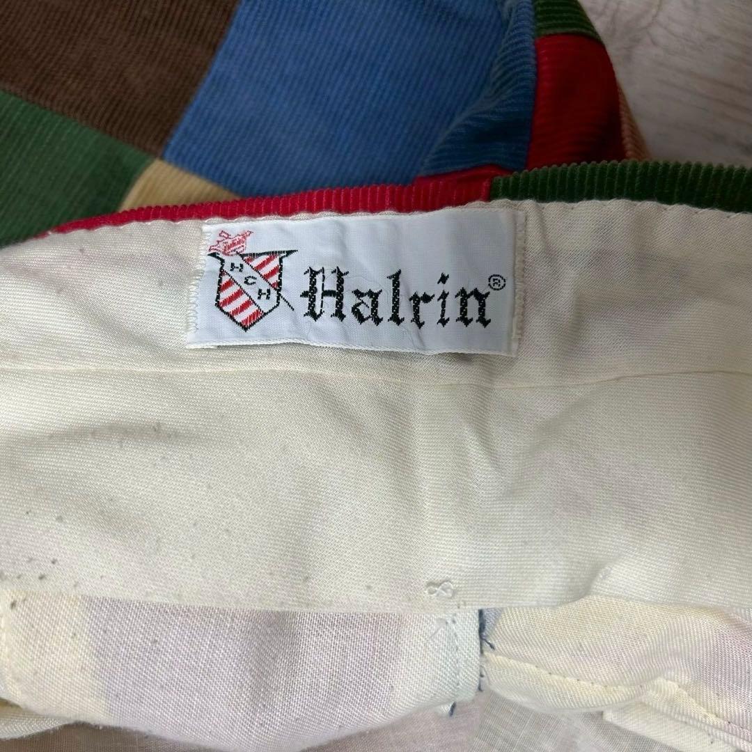 70s-80s Halrin パッチワーク コーデュロイパンツ スラックス
