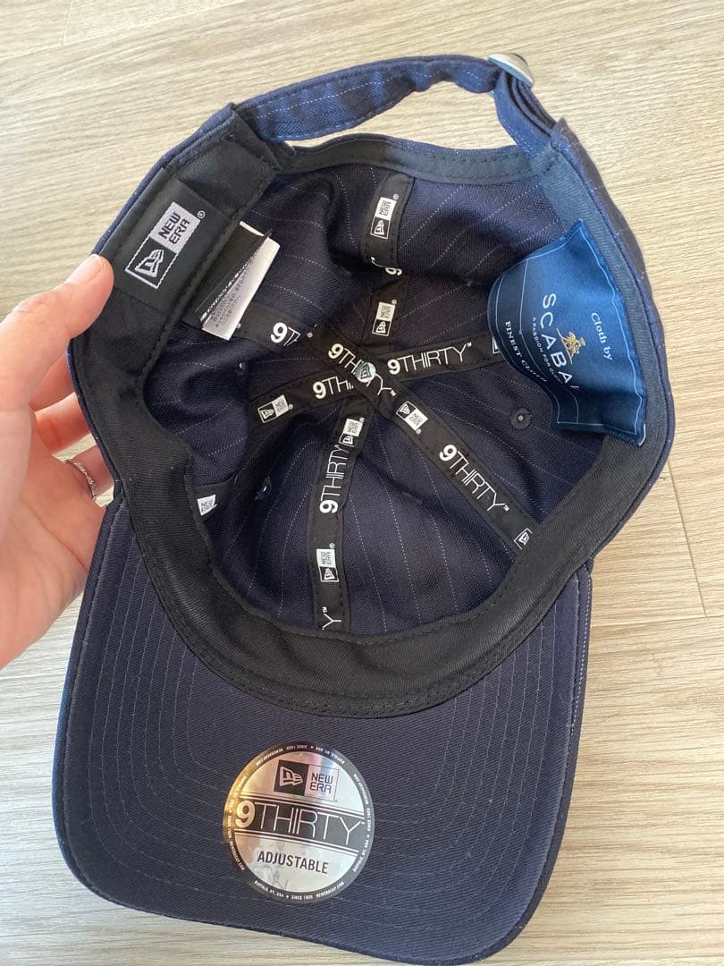 【美品】NEW ERA 9THIRTY × SCABAL キャップ ネイビー