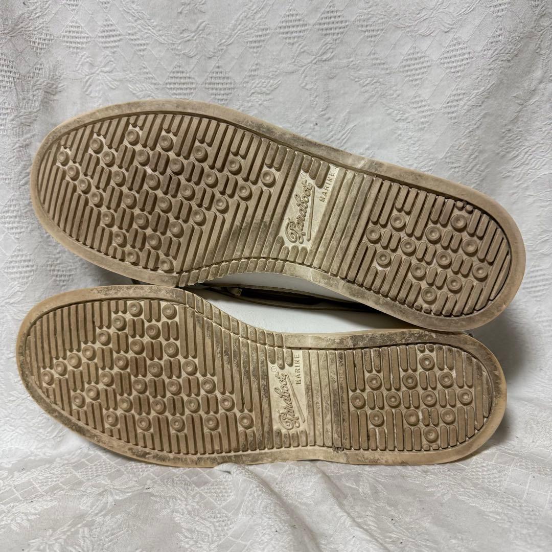パラブーツ　バース　デッキシューズ　スムースレザー　UK7（25.5〜26cm）