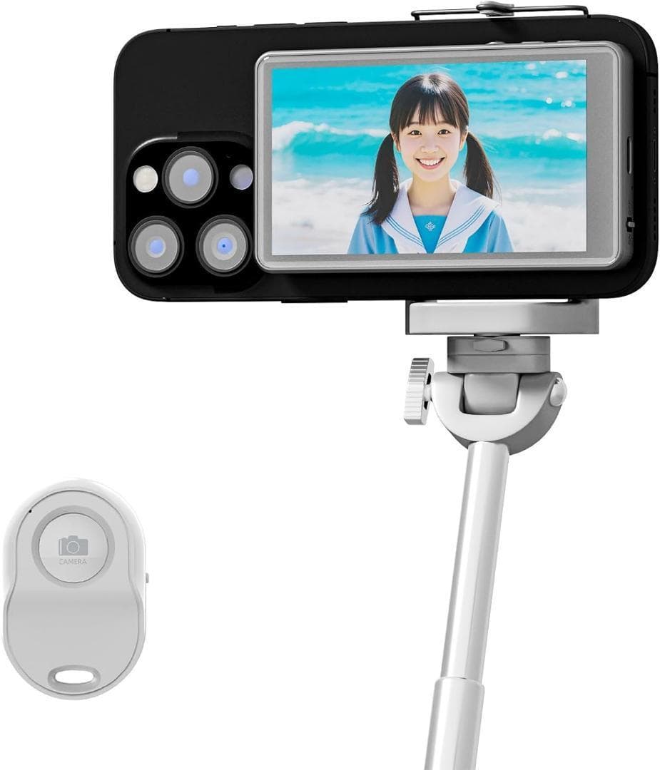 JEVDES iPhone用 セルフィーモニター｜4K1080P 自撮りモニター