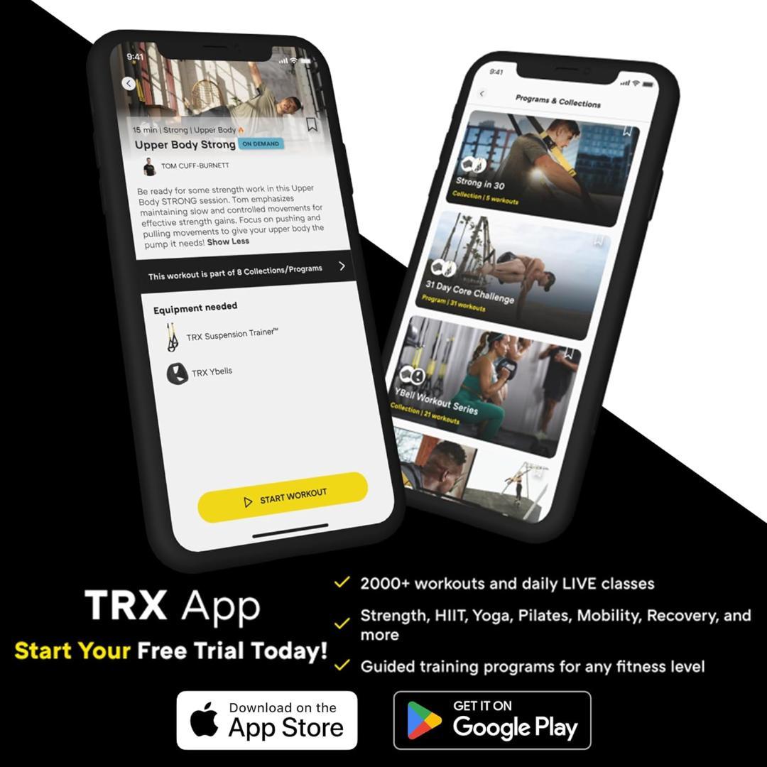 TRX GO サスペンショントレーナー 軽量ポータブルジム イエロー ブラック