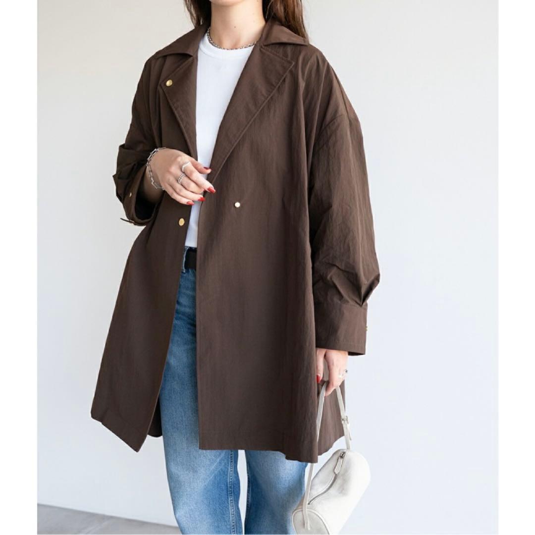 ineedmoreshoes Aラインナイロンコート