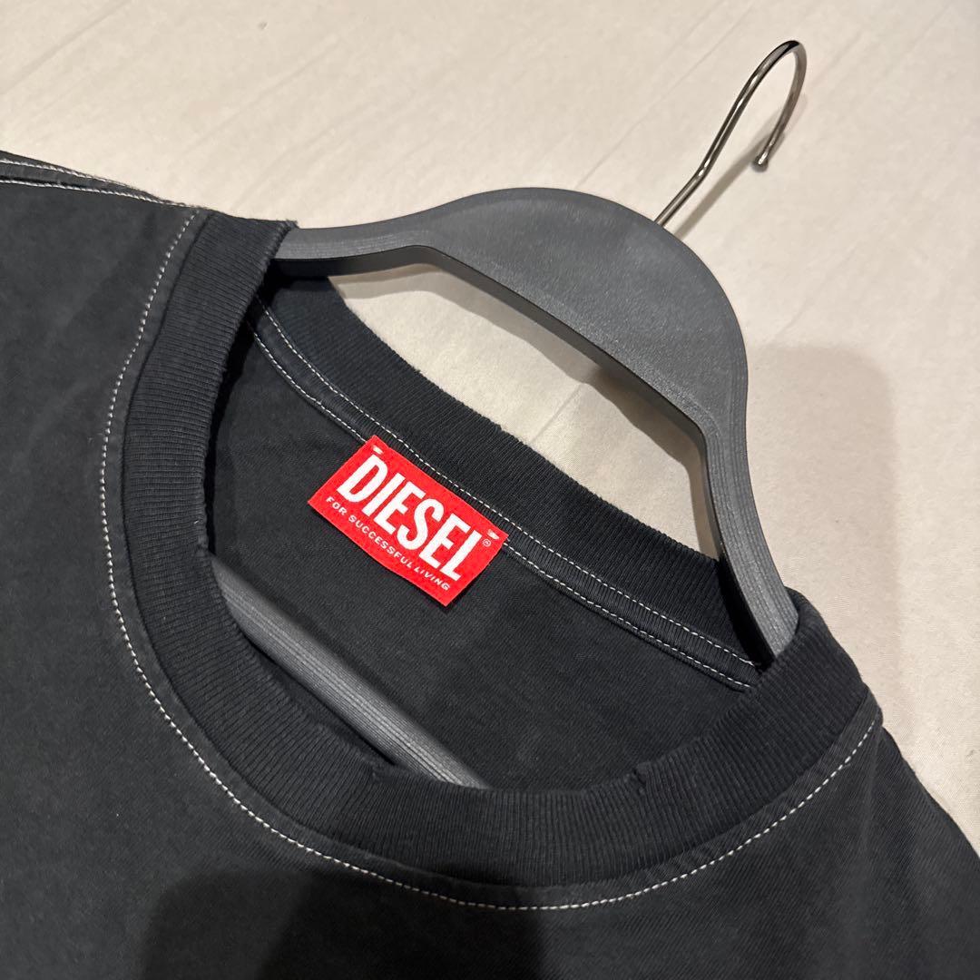 DIESEL グラフィックプリント Tシャツ ブラック