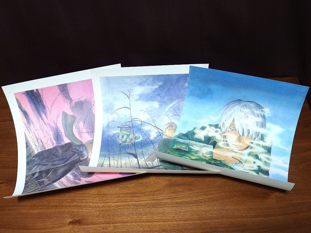 蟲師 二十景 漆原友紀 画集 蟲襖 むしあお 複製原画 講談社 完全受注生産