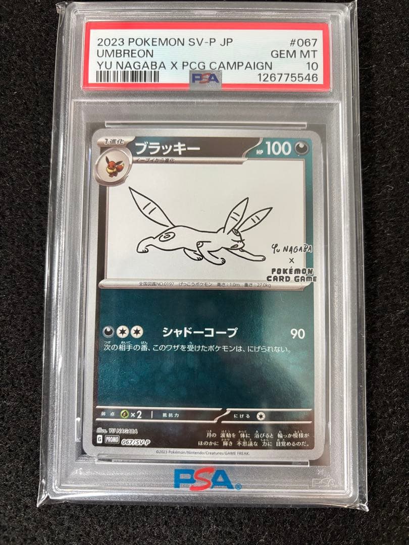 ※ベルベル【PSA10】YU NAGABA ブイズ9種＋ピカチュウ プロモ