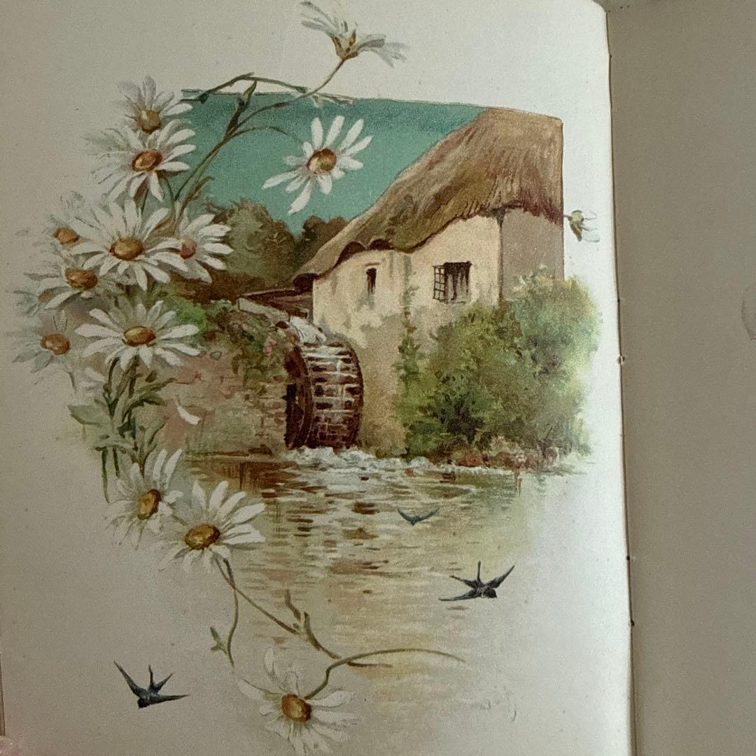 1890年アンティーク美しい画集アーネストニースター洋書ジャンクジャーナル古書