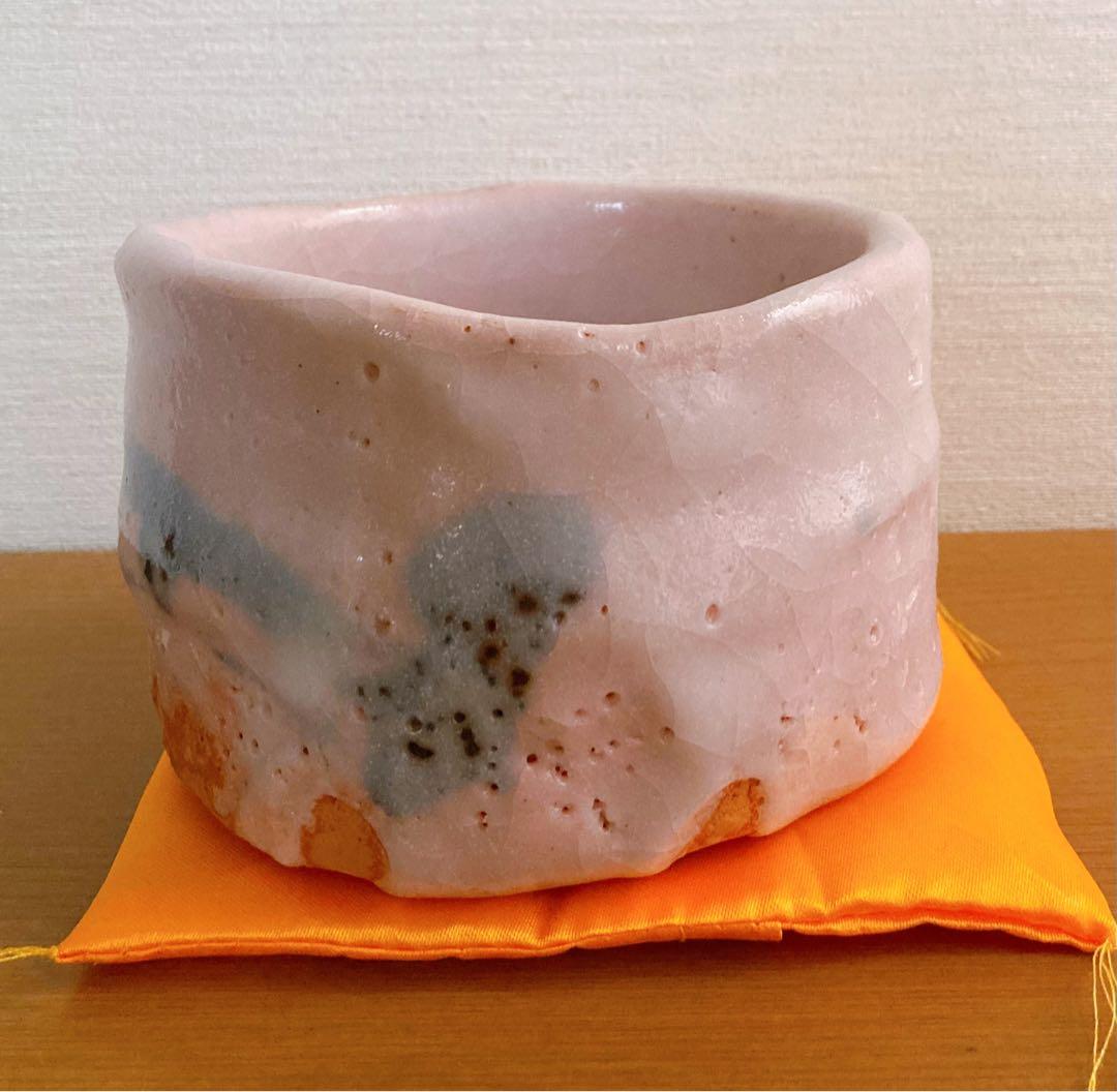 陶芸家 林 孝太郎 作家物 志野茶碗　抹茶碗 箱無し