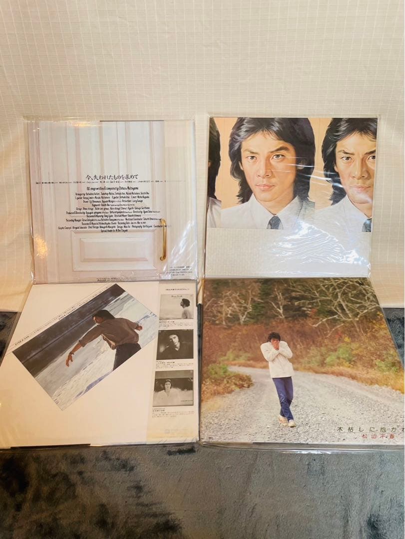 レコード　LP　昭和歌謡　松山千春　松田優作　ほか