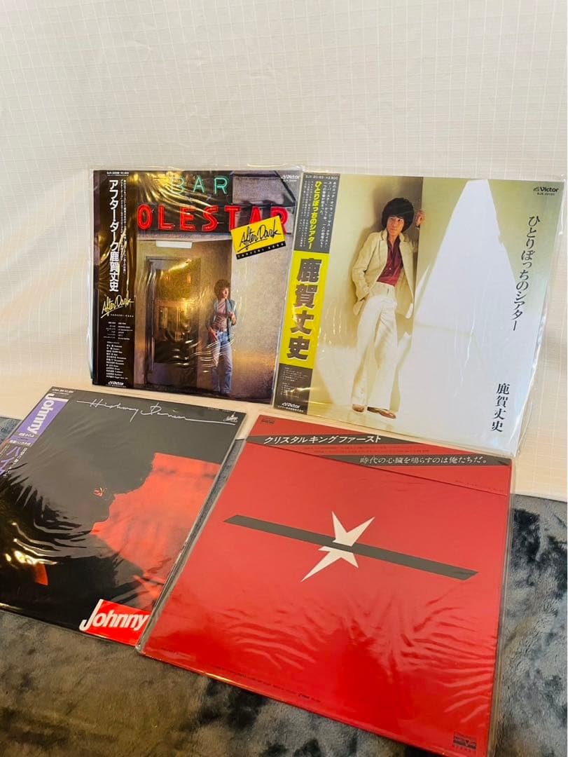 レコード　LP　昭和歌謡　松山千春　松田優作　ほか