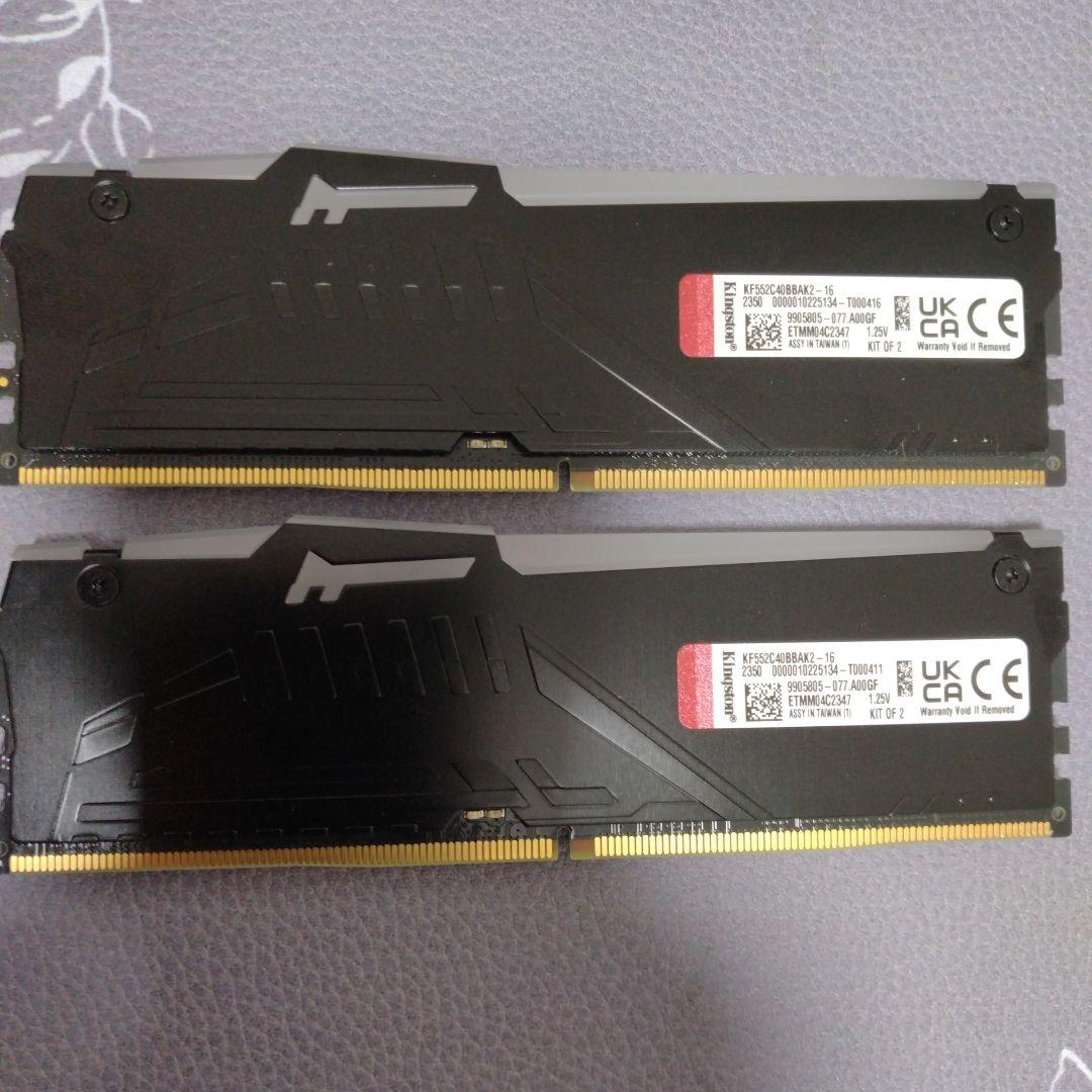 KF552C40BBAK2-16 DDR5-5200 8GB2枚組　合計16GB