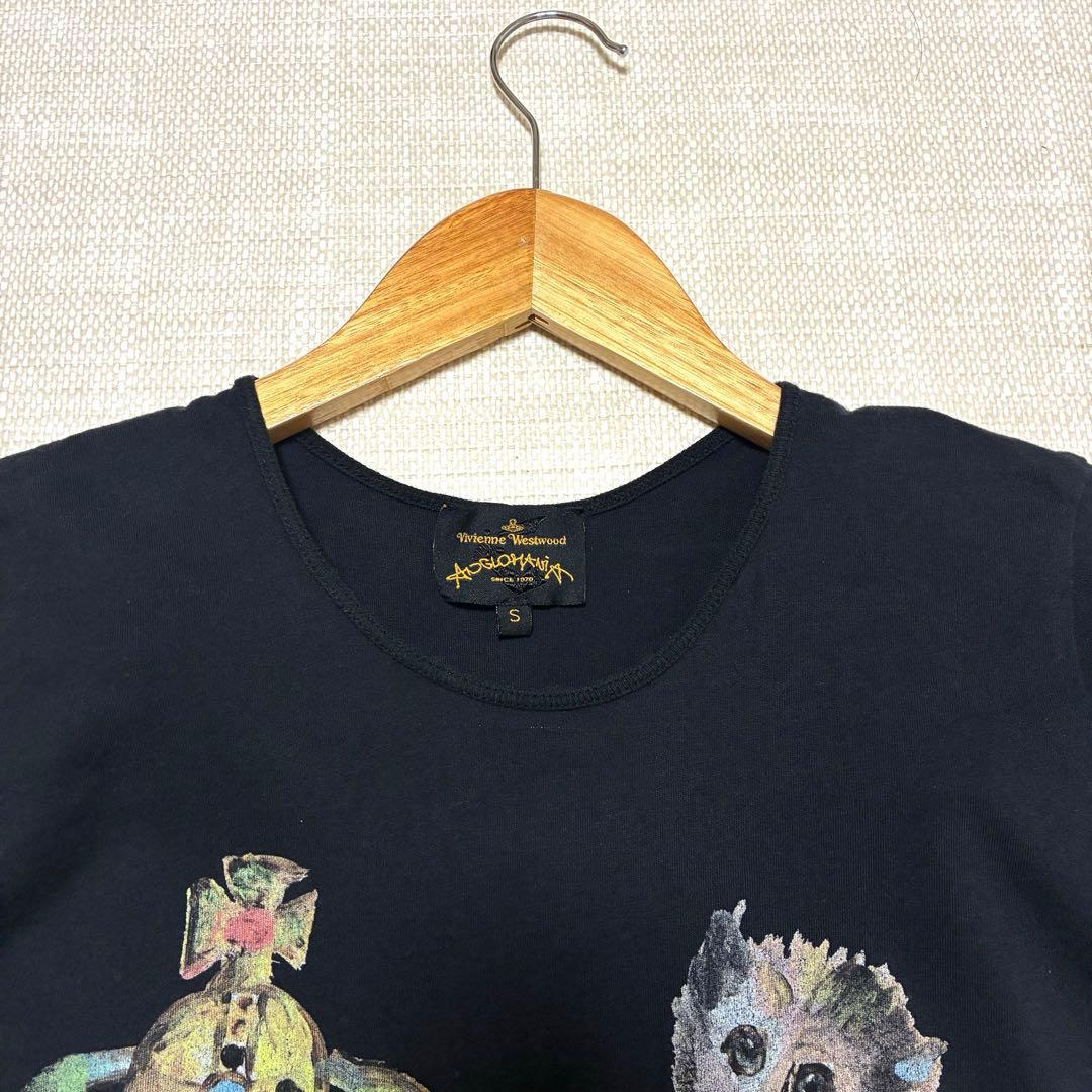 Vivienne WestwoodモンキープリントTシャツ/ブラック/イタリア製