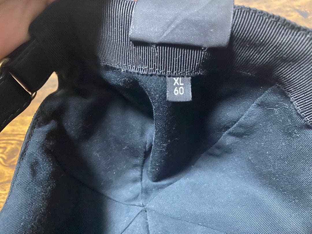 Gucci ブラック GGパターン キャップ