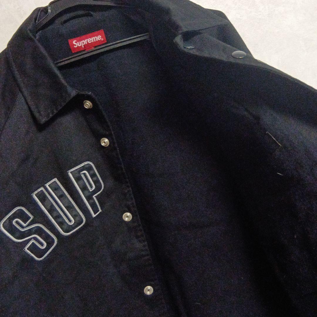 Supreme ブラックコーチジャケット Sサイズ