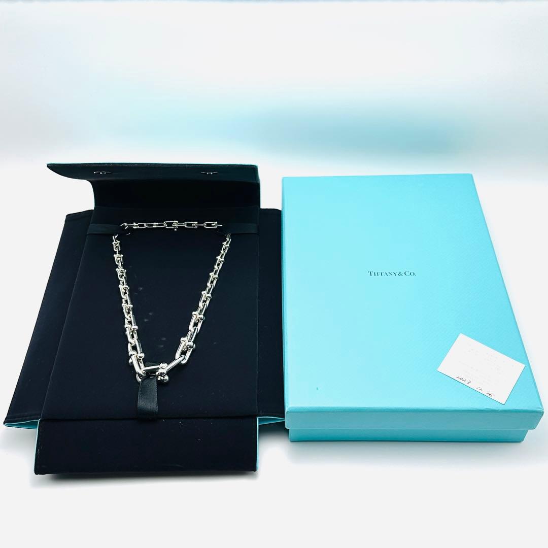 Tiffany ハードウェア　グラジュエイテッド　リンク　ネックレス　Ag925