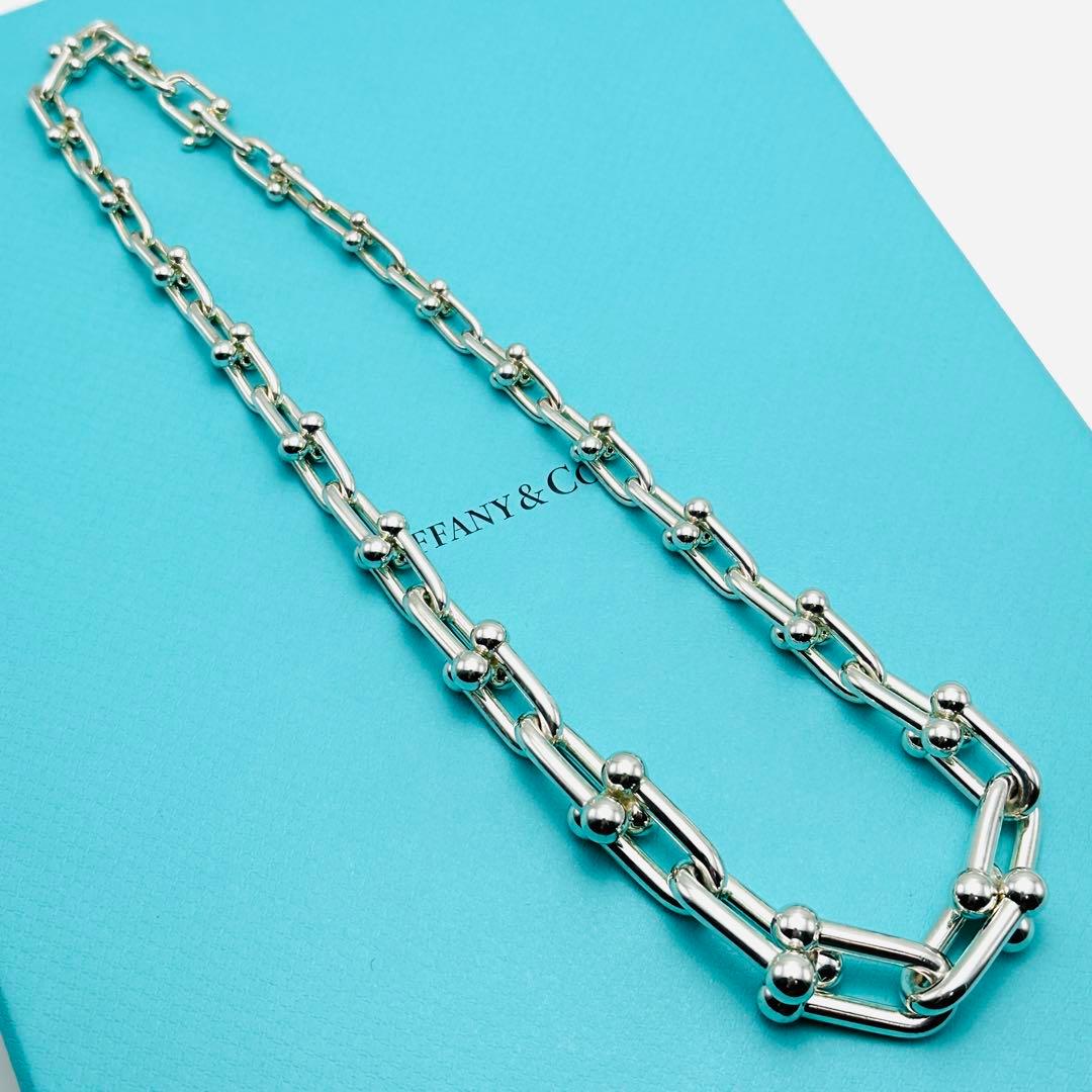 Tiffany ハードウェア　グラジュエイテッド　リンク　ネックレス　Ag925