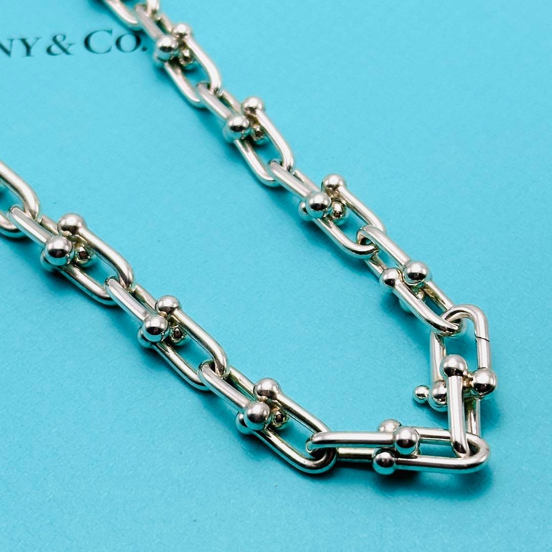 Tiffany ハードウェア　グラジュエイテッド　リンク　ネックレス　Ag925