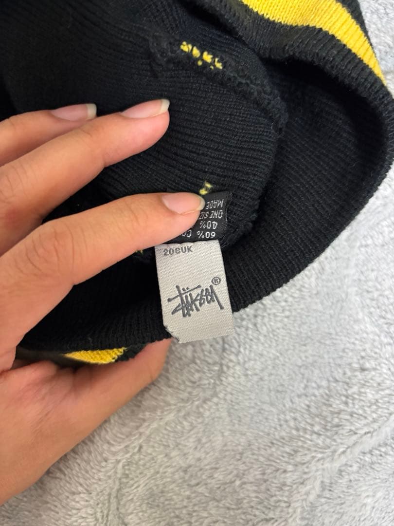 old stussy ビーニー 90s