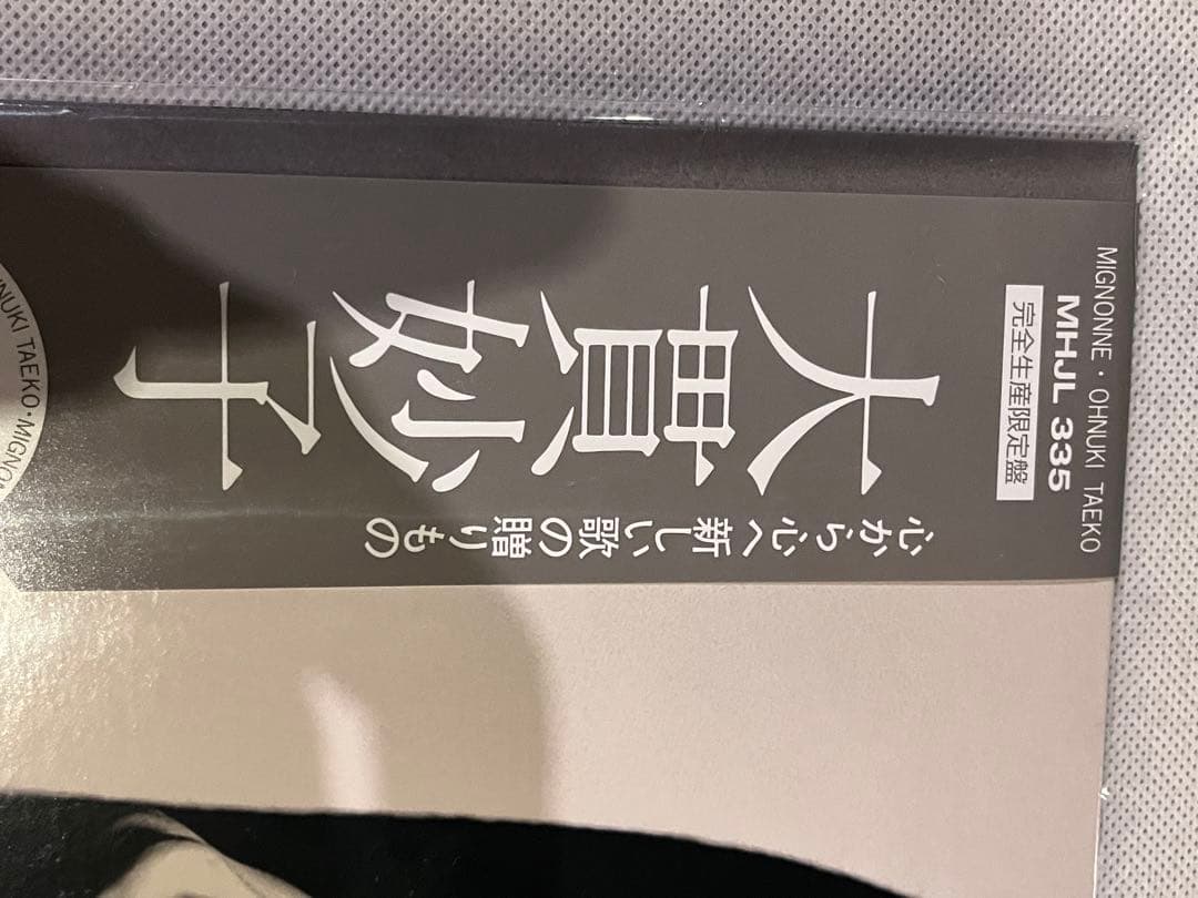 大貫妙子 ミニヨン mignonne LP レコード　180g重量版