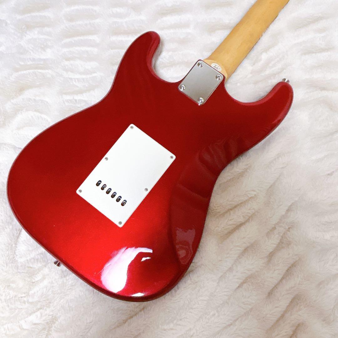Photogenic 初心者向けギター ストラトキャスター レッド