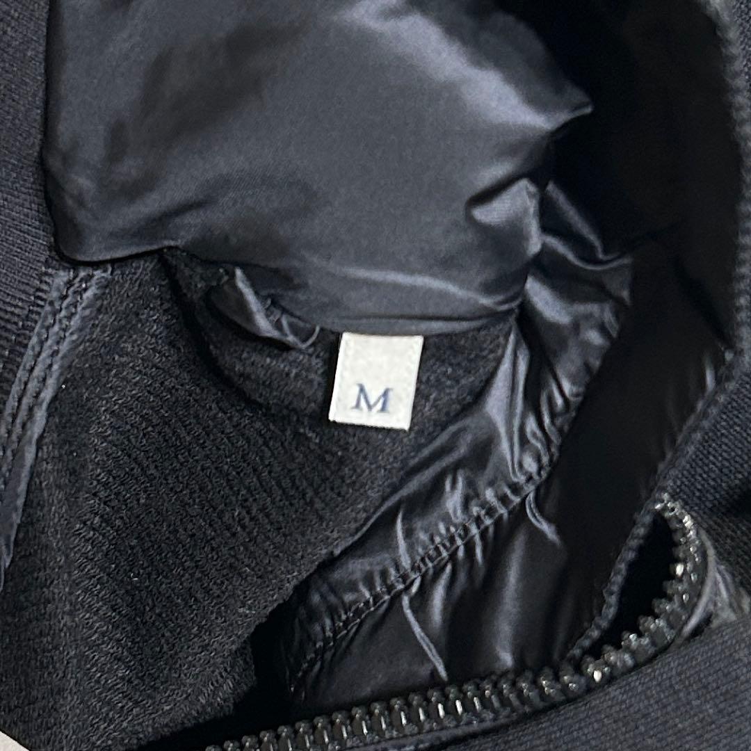 Moncler モンクレール ダウンとスウェットのハイブリッドカーディガン