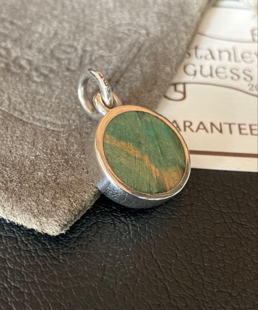Stanley Guess round wood pendant スタンリーゲス